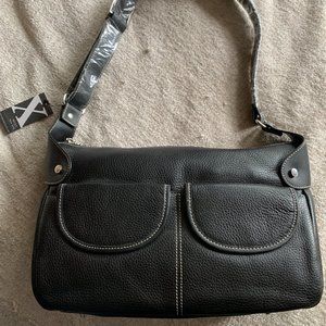 Maxx New York Black Leather Bag *NEW*